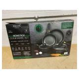 Brooklyn Steel Co. Rocket Hard Anodized Aluminum 8-Pc. Nonstick Cookware Set