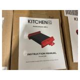 LOT OF 3 Kitchen HQ Rectangular Microwave Grill Teal