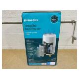 Homedics Smart Air Purifier 4-in-1 Tower for Large Rooms, Up To 1570 sq ft, True HEPA Filtration, UV-C Technology, Activated Carbon Odor Filter, Reduces Bacteria, Virus, VOCs, Wi-Fi and Voice Control