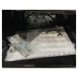 Forno Espresso Leonardo FFSEL601230WHT 30 Inch Slide-In Electric Range with 4 Elements, 5 cu. ft. Oven Capacity, Steam Clean, Convection Oven, 2 Oven Racks, and ADA Compliant: White (Transit Damage)