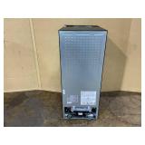 Galanz 6.5 Cu ft One Door Refrigerator, with Water Dispenser, Stainless Steel Look, Estar, (Transit Damage)