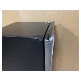 Galanz 6.5 Cu ft One Door Refrigerator, with Water Dispenser, Stainless Steel Look, Estar, (Transit Damage)