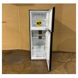 Vissani 10.1 cu. ft. Top Freezer Refrigerator in Black, Garage Ready (Transit Damage, See Photos)