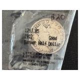 1912 Barber Half Dollar