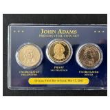 John Adams Presidential Coin Set
