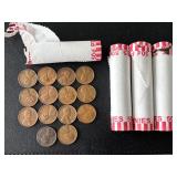 Lincoln wheat Cent Rolls