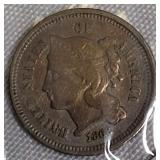 1868 Three-Cent Nickel