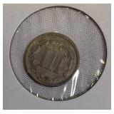 1868 Three-Cent Nickel