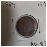 1889 and 1890 Indian Head Small Cents