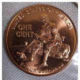 2008-S Lincoln Proof, 2009-D Lincoln Cent, 2010-S Lincoln Cent Proof, and 2011-S Lincoln Cent Proof.