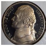2000 - 2003: S Mint Jefferson Nickel Clad Proofs