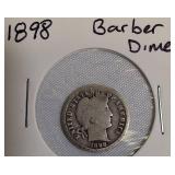 1898 Barber Dime