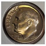 1974-1977 S Minted Proof Roosevelt Clad Dimes