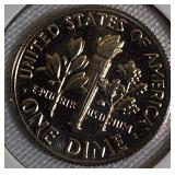 1974-1977 S Minted Proof Roosevelt Clad Dimes