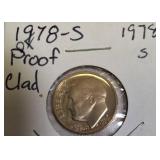The following years featured S-minted Roosevelt clad dime proofs: 1978, 1979, 1981, and 1982.