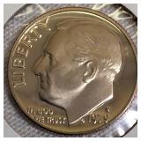 The following years featured S-minted Roosevelt clad dime proofs: 1978, 1979, 1981, and 1982.