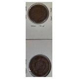 1897 & 1898 Indian Head Small Cents