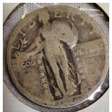 Standing Liberty Quarters from the S Mint, dated 1926 and 1927.