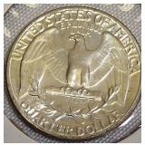 1964 Silver Washington Quarters, both graded MS66