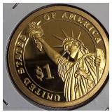 Four 2008 - S Clad Dollar Coins  featuring Jackson ,Martin Van Buren, John Quincy Adams & James Monroe