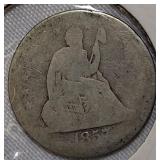 1857 Seated Liberty Quarter