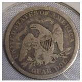 1873 Seated Liberty Quarter