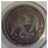 1839 Capped Bust Half Dollar