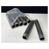 Black Steel Pipe 1.5"x10" Nipple Fitting