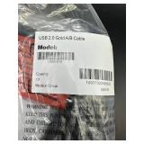 Tripplite 10 foot USB 2.0 Gold A/B cable pack of 10