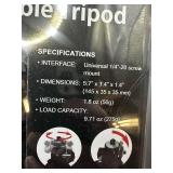 Monoprice small flexible tripods. Quantity 10