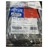 Tripplite 10 foot USB 2.0 Gold A/B cable pack of 10