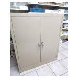 Metal 2-Door Cabinet. 36"x18"x42"