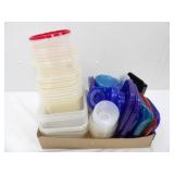 Plastic Food Storage Containers and Lids