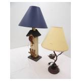 Rustic Cabin Themed Table Lamps