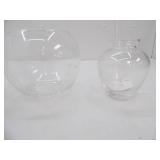 Princess Heritage Handblown Crystal Bowl Vases