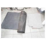 Carpet Pieces, Large Poly Boot Mat, Roll of Tar Paper