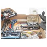 Hand Tools and Hardware: grinding wheels, socket sets