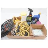 Hose, Rope, Oil, Turtle Wax Wet Shine, Tow Hooks