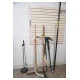 Hockey Sticks, Aluminum Baseball bat, Golf Clubs, Stabilizer Bar, Shop Broom Cat-a-pull aluminum handle extension, microphone stand