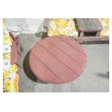 Vintage Wooden Patio Set with Cushions