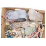 Vintage Metal Tools and Facets, Modern Tools, Slow Moving Sign and More