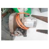 Large Farm Mailbox, Metal Tool Box with Tools, Vintage Hand Saws, Circular Saw, 5 gallon buckets