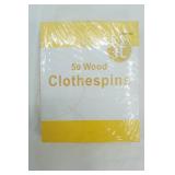 NEW 50 Wood Clothespins