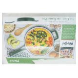 NEW 9" Enameled Fry Pan & 2qt Flameproof Casserole