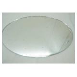 Oval Frameless Mirror 13"x 9"