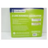 NEW Members ark 2-Line Business Calculators