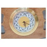 Wooden Mermaid Clock 14.5" long by 9.5"