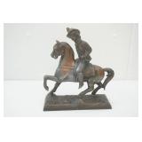 Antique Buffalo Bill Cody Spelter Sculpture