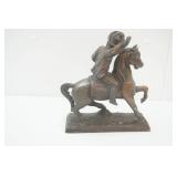 Antique Buffalo Bill Cody Spelter Sculpture