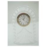 Waterford Ireland Etched Crystal Clock